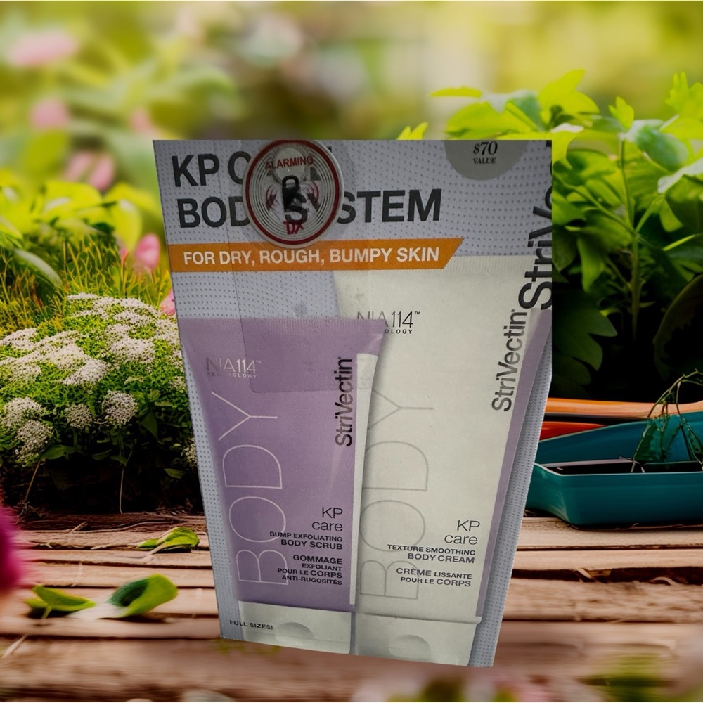StriVectin KP Care Body System Full size New body scrub and body cream